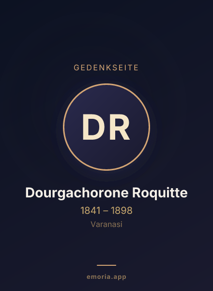 Gedenkportrait von Dourgachorone Roquitte