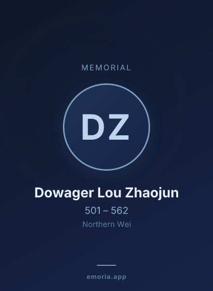 Memorial portrait of Dowager Lou Zhaojun