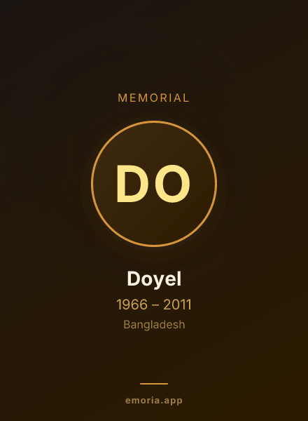Memorial portrait of Doyel