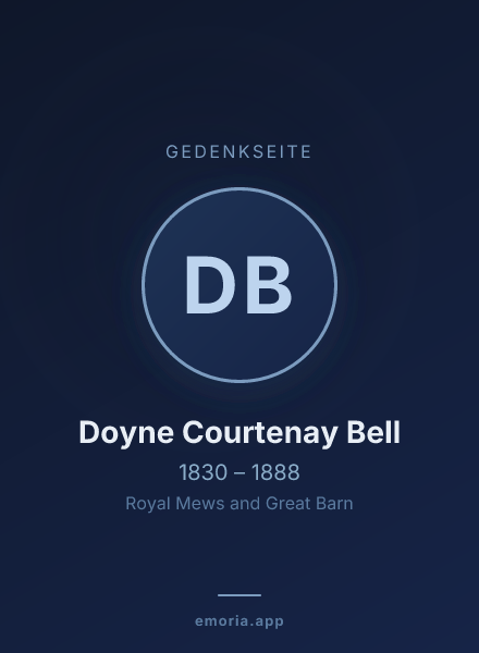 Gedenkportrait von Doyne Courtenay Bell