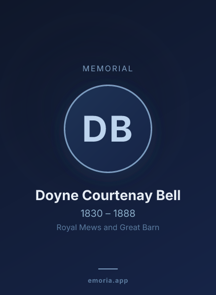 Memorial portrait of Doyne Courtenay Bell
