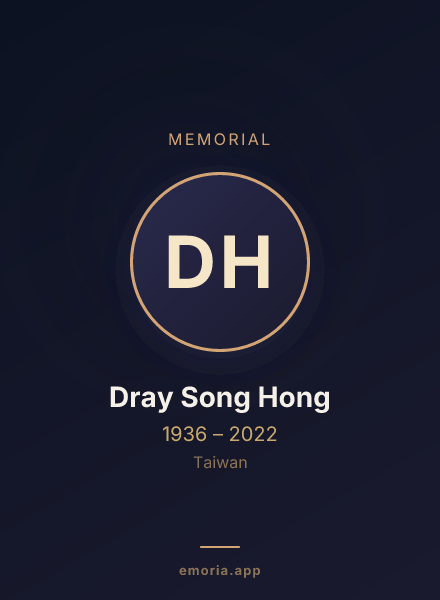 Memorial portrait of Dray Song Hong