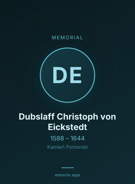 Memorial portrait of Dubslaff Christoph von Eickstedt