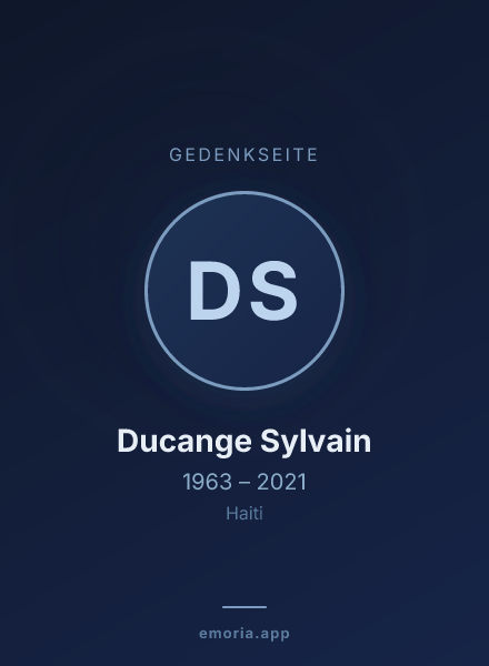 Gedenkportrait von Ducange Sylvain