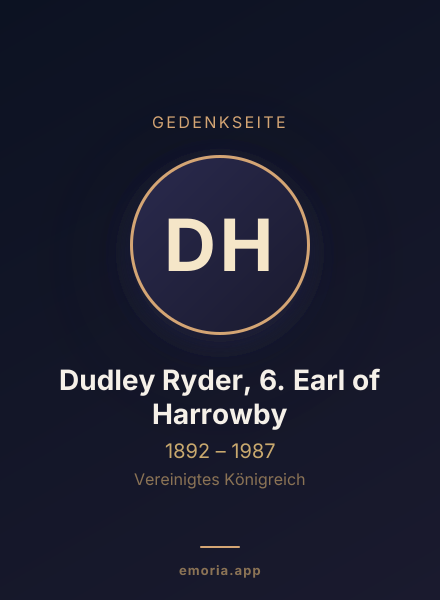Gedenkportrait von Dudley Ryder, 6. Earl of Harrowby