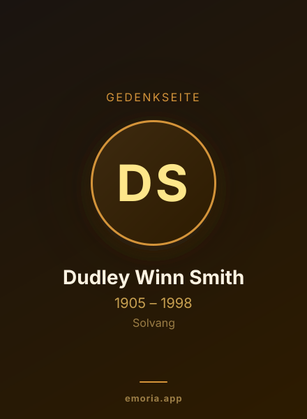Gedenkportrait von Dudley Winn Smith