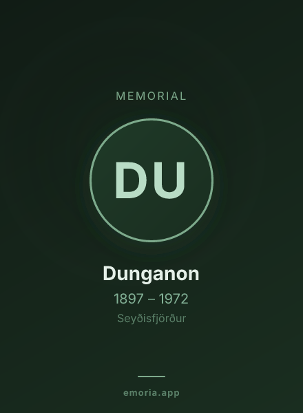 Memorial portrait of Dunganon
