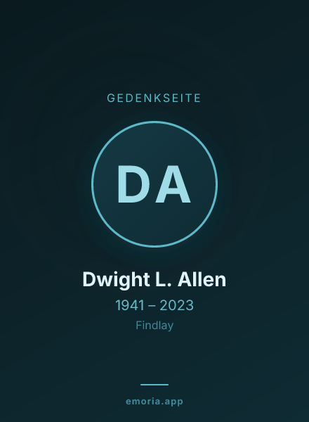 Gedenkportrait von Dwight L. Allen