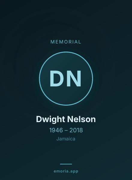 Memorial portrait of Dwight Nelson