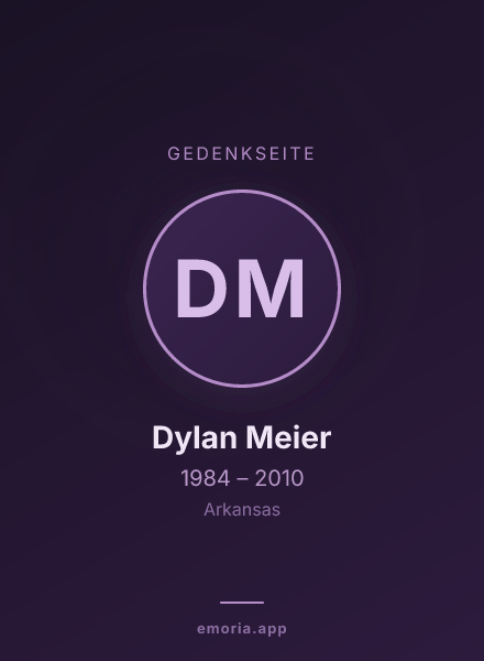 Gedenkportrait von Dylan Meier