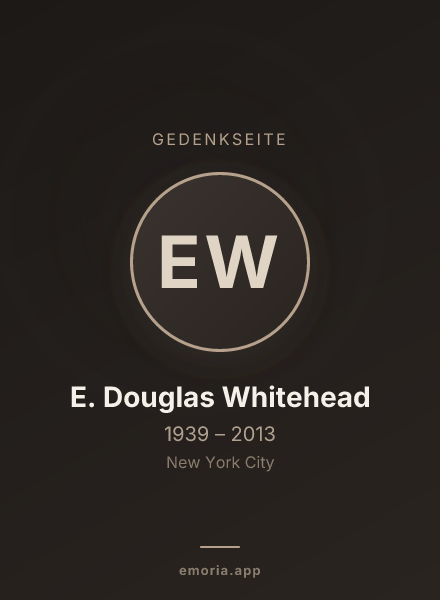 Gedenkportrait von E. Douglas Whitehead
