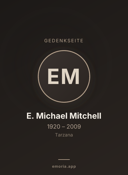 Gedenkportrait von E. Michael Mitchell