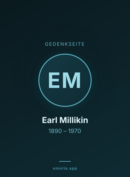 Gedenkportrait von Earl Millikin