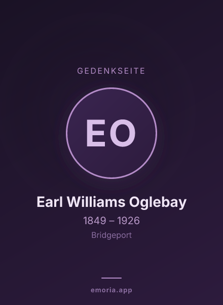 Gedenkportrait von Earl Williams Oglebay