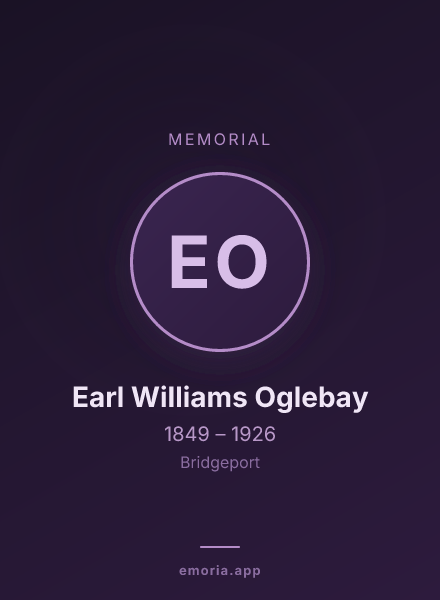Memorial portrait of Earl Williams Oglebay