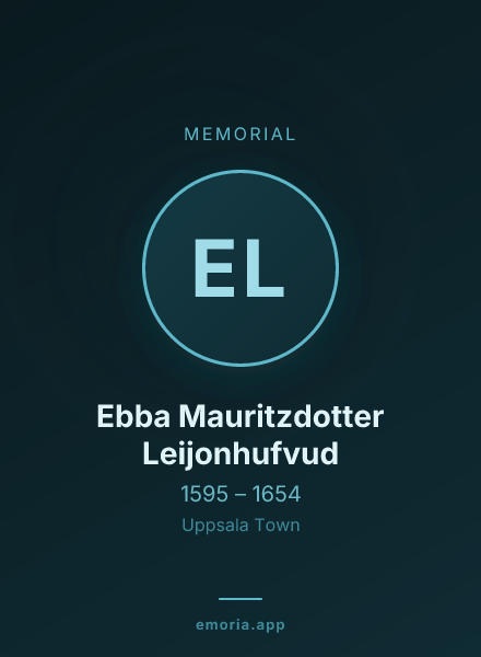 Memorial portrait of Ebba Mauritzdotter Leijonhufvud