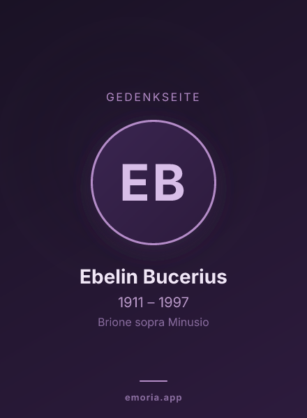 Gedenkportrait von Ebelin Bucerius