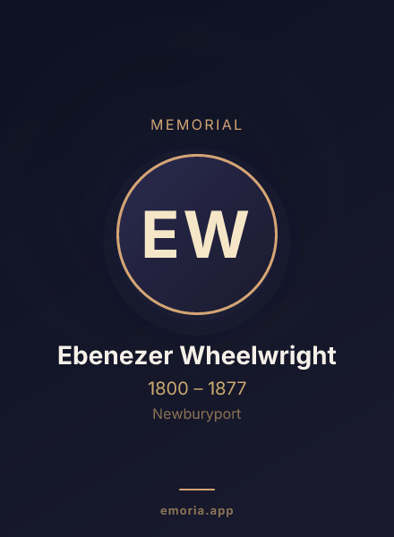 Memorial portrait of Ebenezer Wheelwright
