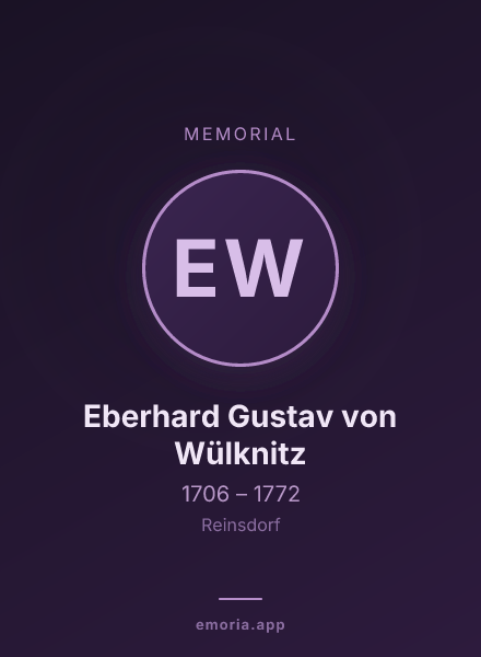 Memorial portrait of Eberhard Gustav von Wülknitz