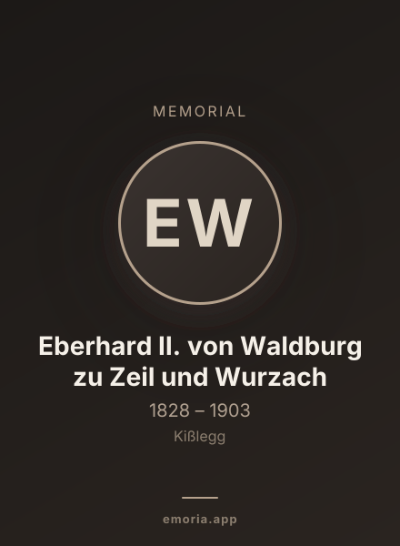 Memorial portrait of Eberhard II. von Waldburg zu Zeil und Wurzach