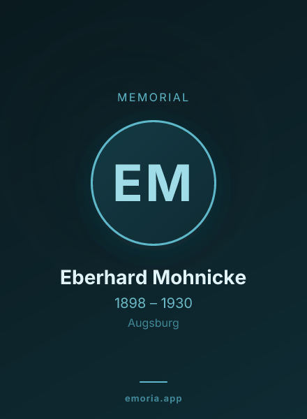 Memorial portrait of Eberhard Mohnicke