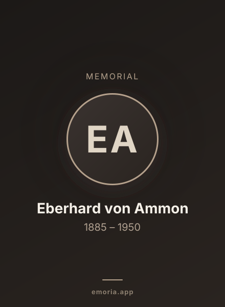 Memorial portrait of Eberhard von Ammon
