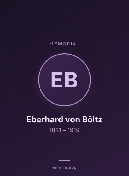 Memorial portrait of Eberhard von Böltz