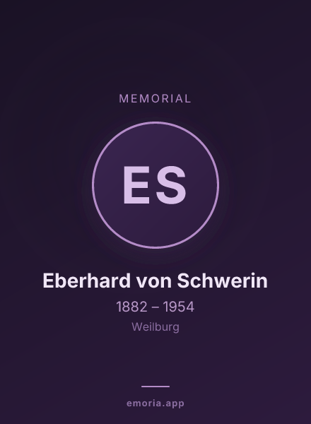 Memorial portrait of Eberhard von Schwerin