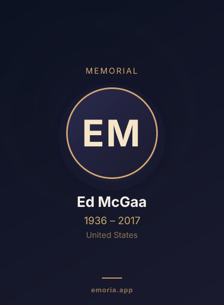 Memorial portrait of Ed McGaa