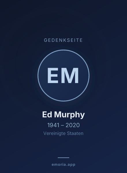 Gedenkportrait von Ed Murphy