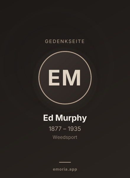 Gedenkportrait von Ed Murphy