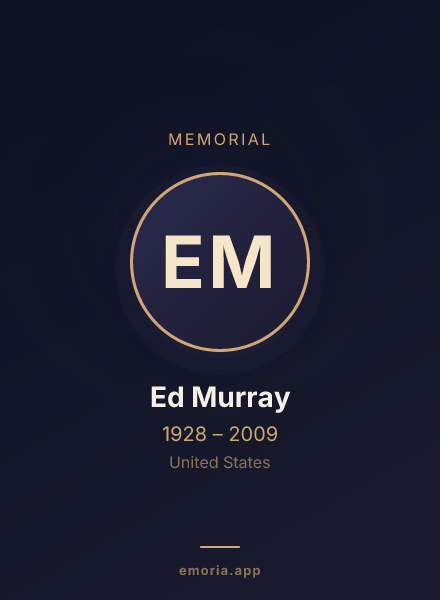 Memorial portrait of Ed Murray