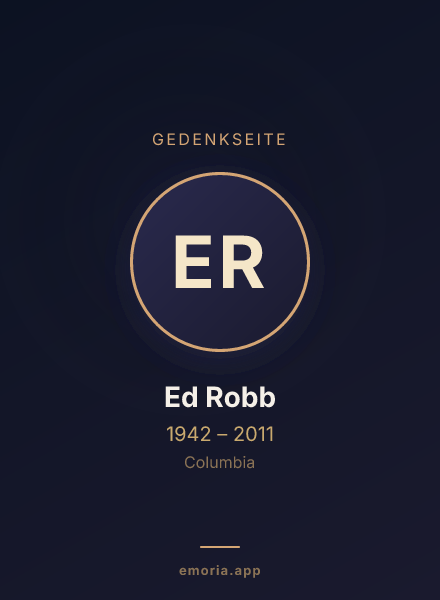 Gedenkportrait von Ed Robb