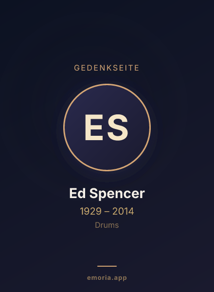 Gedenkportrait von Ed Spencer