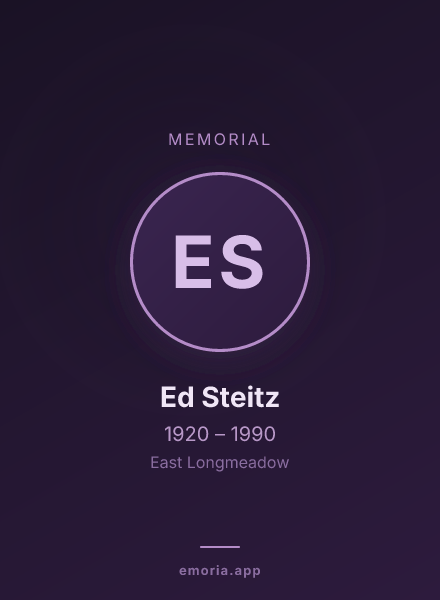 Memorial portrait of Ed Steitz