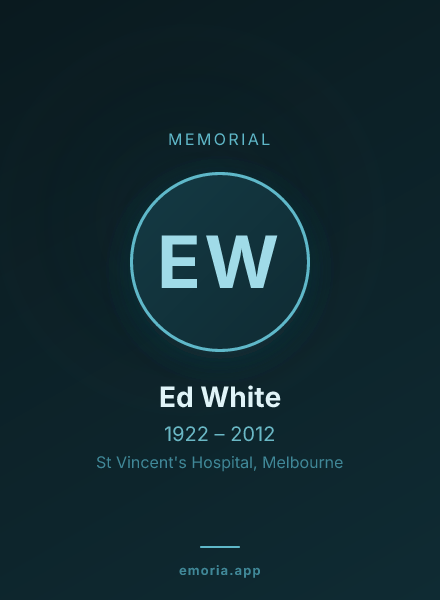 Memorial portrait of Ed White