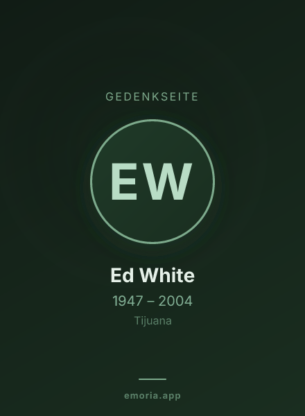 Gedenkportrait von Ed White