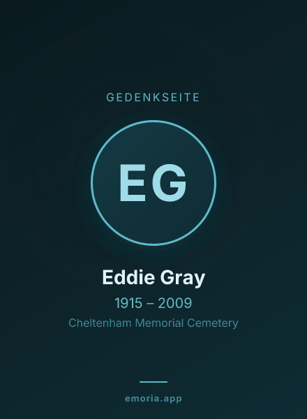 Gedenkportrait von Eddie Gray