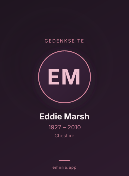 Gedenkportrait von Eddie Marsh