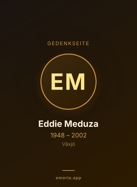 Gedenkportrait von Eddie Meduza