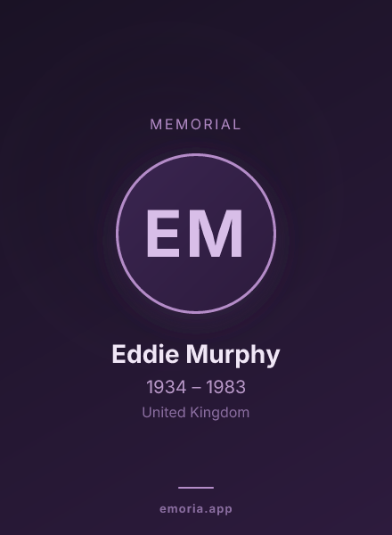 Memorial portrait of Eddie Murphy