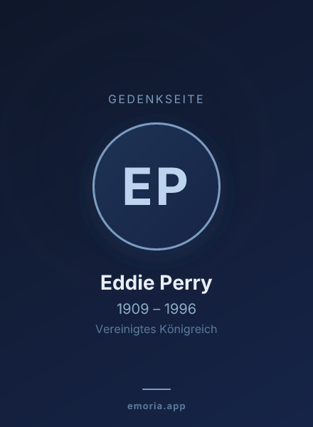 Gedenkportrait von Eddie Perry