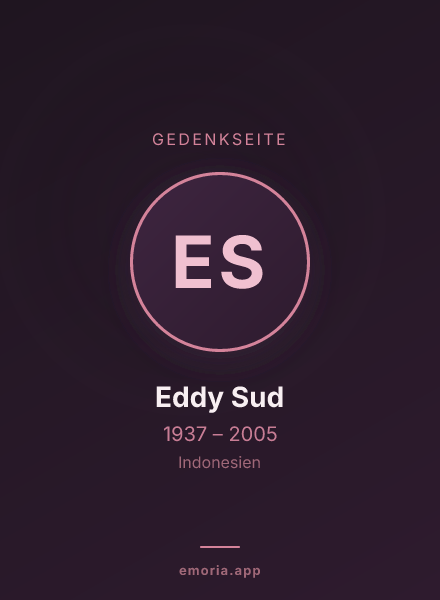 Gedenkportrait von Eddy Sud