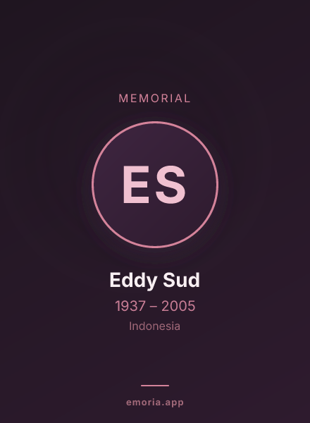 Memorial portrait of Eddy Sud