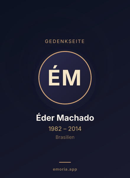 Gedenkportrait von Éder Machado
