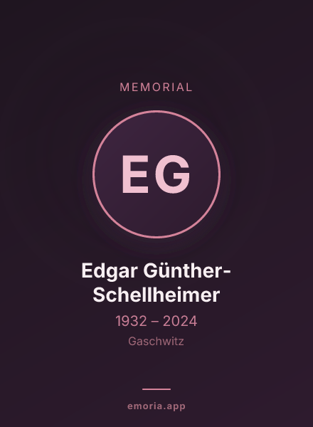 Memorial portrait of Edgar Günther-Schellheimer