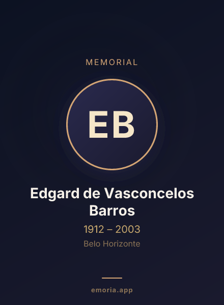 Memorial portrait of Edgard de Vasconcelos Barros
