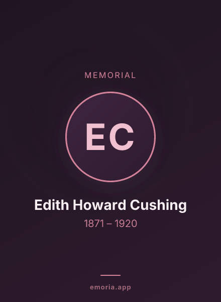 Memorial portrait of Edith Howard Cushing