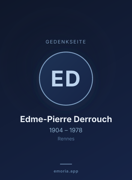 Gedenkportrait von Edme-Pierre Derrouch