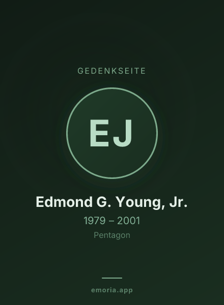 Gedenkportrait von Edmond G. Young, Jr.